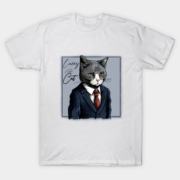 Larry The Cat T-Shirt by ArtRoute02